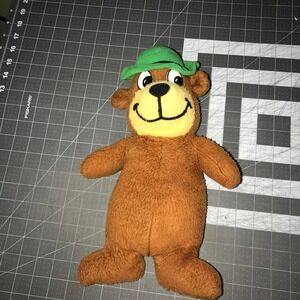 YOGI Bear Plush Hanna Barbera 1980 Mighty Star‎ 13" Standing Vintage